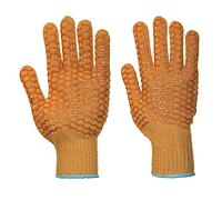 Portwest A130 Gant Criss Cross PVC Doublure Robuste Jauge 7 Certifié CE