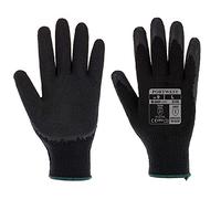 Portwest A150 Gant tricoté enduit Latex Classique Noir, L