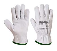 Portwest A260 Gant Driver cuir Oves Gris, L