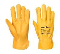 Portwest A271 Gant Driver cuir matelassé Bronze - Taille L