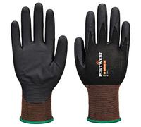 Portwest A374 Gant GP Grip 18 mousse de nitrile Noir - Taille L