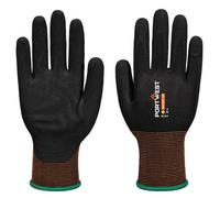 Portwest A375 Gant GP Grip 18 nitrile sablé Noir - Taille XXL