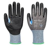 Portwest A642 Gant anti-coupures CS D18 PU Gris/Noir - Taille XXL