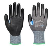 Portwest A649 Gant anti-coupures CS D21 PU Gris/Noir - Taille S