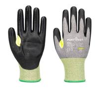 Portwest A651 Gant anti-coupures CS E15 PU Gris/Noir - Taille S