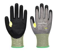 Portwest A652 Gant anti-coupures CS E21 nitrile Gris/Noir - Taille L