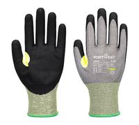 Portwest A652 Gant anti-coupures CS E21 nitrile Gris/Noir - Taille XXL
