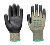 Portwest A784 Gant Arc Grip 18C Niveau 1 Vert/Noir - Taille XXL