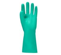 Portwest A812 Gant Nitrosafe Plus Chimie Doublure Ouatée Léger | Vert, XL, EN 388, EN ISO 374-1, Résistant aux Produits Chimiques, Grande Dextérité, Contact Alimentaire, Industrie