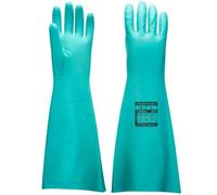 Portwest A813 Gant Nitrile Extra-Long Vert - Taille M
