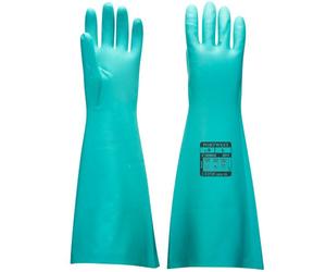 Portwest A813 Gant Nitrile Extra-Long Vert - Taille XL