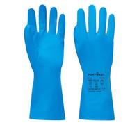 Portwest A814 Gant Nitrile Contact Alimentaire Bleu - La paire - Taille L