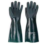 Portwest A845 Gant PVC 45cm double trempage Vert - Taille XL - La paire