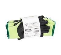 Portwest AB625 Gant coupure D13 PU Essential (12 paires) Jaune/Noir - Taille M