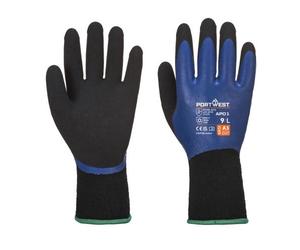 Portwest AP01 Gant Thermo Pro Glove, bleu/noir - La paire - Taille XL