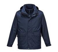 Portwest Argo Veste 3-en-1 Imperméable Coupe-Vent Respirante Capuche Doublée