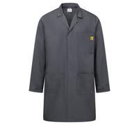 Portwest AS10 Blouse Antistatique ESD Gris Zoom - Taille S