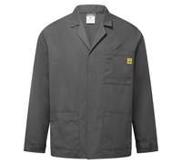 Portwest AS18 Veste de laboratoire ESD Gris Zoom - Taille M