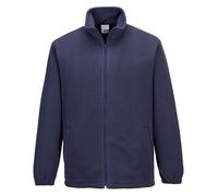 Portwest AS26 Veste polaire antistatique ESD certifiée CE EN 61340 avec poches zippées Couche intermédiaire en fibre de carbone 280 g, bleu marine, XL