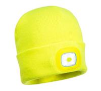 Portwest B029 Bonnet Beanie avec lampes LED Jaune