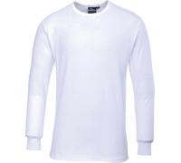 Portwest B123 Maillot thermo à manches longues / maillot de corps à manches longues pour homme RW1016 (Medium) (Blanc)