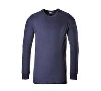 Portwest B123 T-shirt Thermique Isolé à Manches Longues Bleu Marine, X-Petit