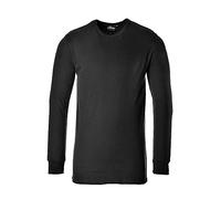 Portwest B123 T-shirt Thermique Isolé à Manches Longues Noir, Moyen