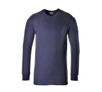 Portwest B123 T-shirt Thermique Manches Longues Marine - Taille L