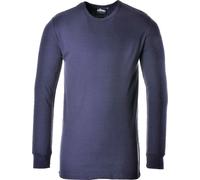 Portwest B123 Tee-shirt / maillot de corps thermo à manches longues pour homme RW1016 (Xlarge) (Bleu marine)