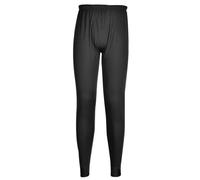 Portwest B131 Pantalon Thermique Baselayer Noir - Taille XXXL