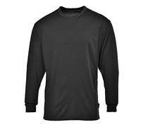 Portwest T-shirt ML thermique baselayer, Couleur: Noir, Taille: XXL, B133BKRXXL