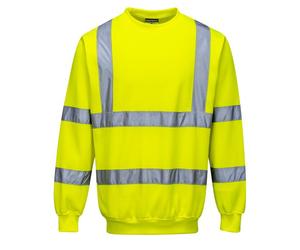 Portwest B303 Sweatshirt Haute Visibilité Jaune - Taille XXS