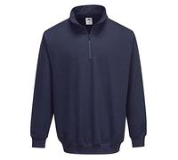 Portwest Sweatshirt col zippé Sorrento, Couleur: Marine, Taille: XL, B309NARXL