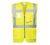 Portwest Berlin Executive Vest, Colour: Yellow, Size: L, S476YERL