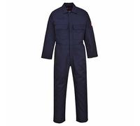 Portwest BIZ1 Combinaison Bizweld Retardateur de flammes Marine Tall, M