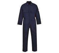 Portwest BIZ1 Combinaison Bizweld Retardateur de flammes Marine, XS
