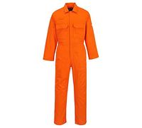 Portwest BIZ1 Combinaison Bizweld Retardateur de flammes Orange, S