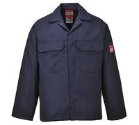 Portwest BIZ2 Veste De Travail Résistante Aux Flammes Bizweld FR Pour Hommes Marine, XXXL