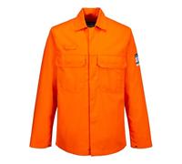 Portwest Veste de travail soudeur BIZ2 Bizweld FR résistante aux flammes Orange XXXL pour hommes
