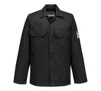 Portwest Veste de travail BIZ2 Bizweld FR résistante aux flammes pour hommes Noir XL