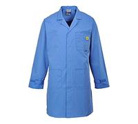 Portwest Blouse Antistatique ESD, Couleur: Bleu Hamilton, Taille: XS, AS10HBRXS