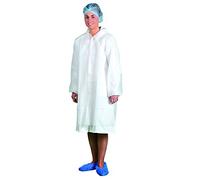 Portwest D118 Blouse de visite jetable PP (200 pcs) Blanc - Taille S