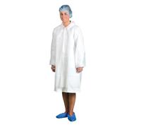Portwest D118 Blouse de visite jetable PP (200 pcs) Blanc - Taille XXL
