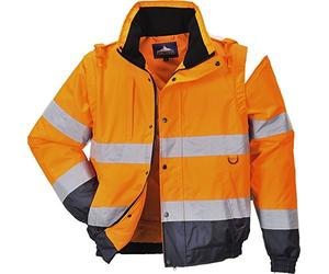 Portwest Blouson 2-en-1 HiVis, Couleur: Orange, Taille: XXXL, C468ORRXXXL