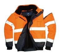 Portwest Blouson bicolore EN471 ... Orange/bleu... L