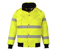 Portwest Blouson Bomber HiVis 3 en 1, Couleur: Jaune, Taille: S, C467YERS