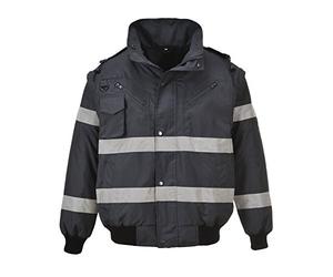 Portwest Blouson Bomber Iona 4 en 1, Couleur: Marine, Taille: M, S435NARM