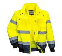 Portwest Blouson haute-visibilité bicolore C465YNRXXL Jaune/Marine Taille XXL