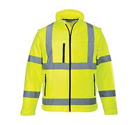 Portwest Blouson HiVis Softshell (3 couches), Couleur: Jaune, Taille: 4XL, S428YER4XL