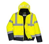 Portwest Blouson HV bicolore, Couleur: Jaune/Marine, Taille: XS, S266YNRXS